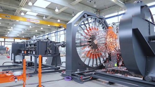 神奇的鋼筋籠滾焊機(jī),轉(zhuǎn)一轉(zhuǎn)直接火花飛濺,它的工作原理是什么